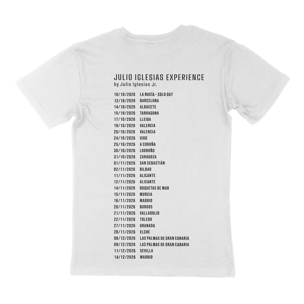 Julio Iglesias Jr. T-Shirt – Gira España 2026